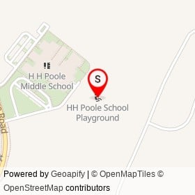 HH Poole School Playground on Eustace Road,  Virginia - location map