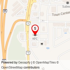 KFC on Jefferson Davis Highway,  Virginia - location map