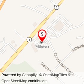 7-Eleven on Coachman Circle,  Virginia - location map