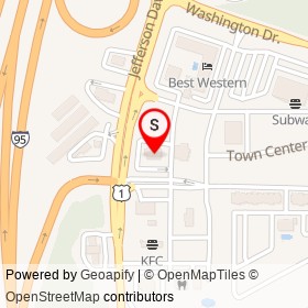 McDonald's on Jefferson Davis Highway,  Virginia - location map