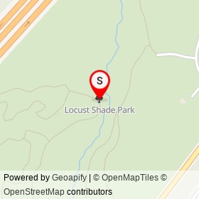 Locust Shade Park on ,  Virginia - location map