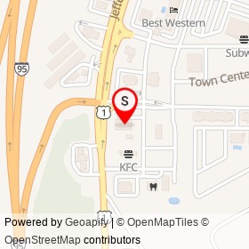 7-Eleven on Jefferson Davis Highway,  Virginia - location map