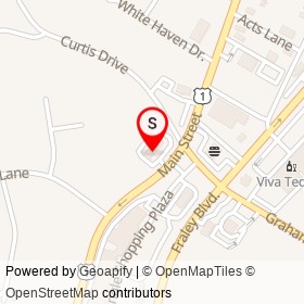 Sunoco on Main Street, Dumfries Virginia - location map