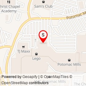 Sears Appliance Outlet on Potomac Mills Circle, Potomac Mills Virginia - location map