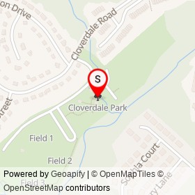 Cloverdale Park on , Dale City Virginia - location map