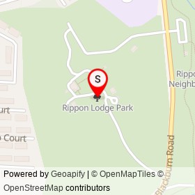 Rippon Lodge Park on , Woodbridge Virginia - location map
