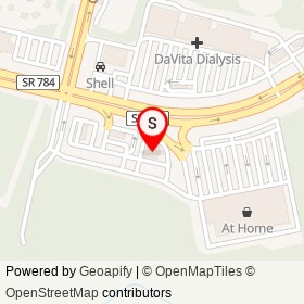 Denny's on Dale Boulevard, Woodbridge Virginia - location map