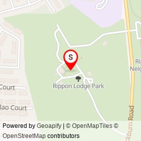 Rippon Lodge on Armitage Court, Woodbridge Virginia - location map