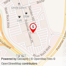 P.F. Chang's on Potomac Town Place, Woodbridge Virginia - location map