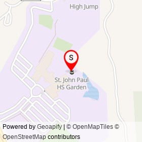 St. John Paul HS Garden on Path to Stadium,  Virginia - location map