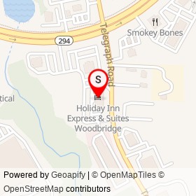 Holiday Inn Express & Suites Woodbridge on Telegraph Road, Woodbridge Virginia - location map