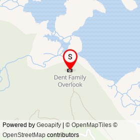 Dent Family Overlook on Powell's Creek Trail, Neabsco Virginia - location map