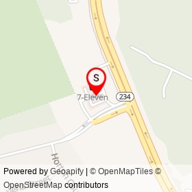 7-Eleven on Talon Drive,  Virginia - location map