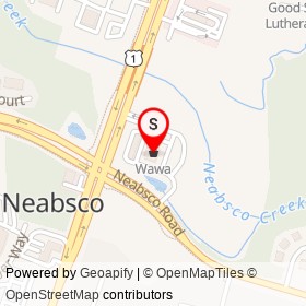 Wawa on Neabsco Road, Neabsco Virginia - location map