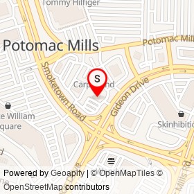 Potomac Mills Mobile on Gideon Drive, Woodbridge Virginia - location map