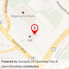 The Salvation Army Family Store on Gordon Boulevard, Woodbridge Virginia - location map