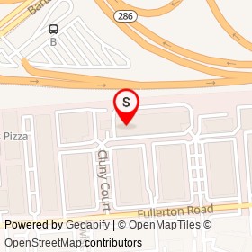 Excel Auto Body on Cluny Court, Springfield Virginia - location map