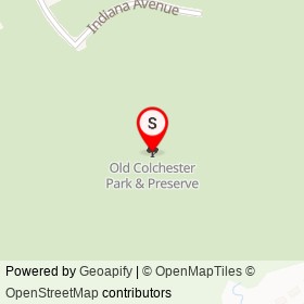 Old Colchester Park & Preserve on , Lorton Virginia - location map