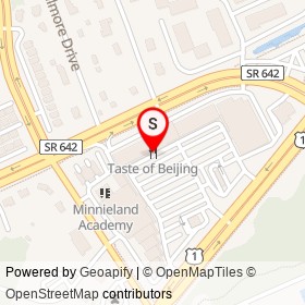 Taste of Beijing on Gunston Plaza, Lorton Virginia - location map