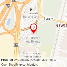 VIP Nails on Loisdale Road, Springfield Virginia - location map