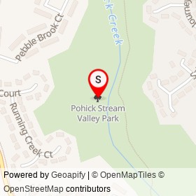 Pohick Stream Valley Park on , Lorton Virginia - location map