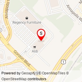 Joe's Place on Gordon Boulevard, Woodbridge Virginia - location map
