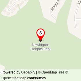 Newington Heights Park on , Lorton Virginia - location map