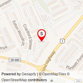 No Name Provided on Gunston Woods Place, Lorton Virginia - location map
