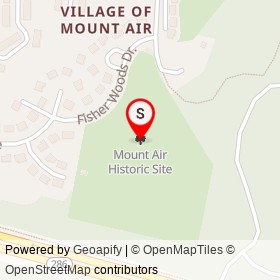 Mount Air Historic Site on ,  Virginia - location map
