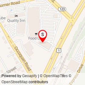 Belash Bakery on Jefferson Davis Highway, Woodbridge Virginia - location map