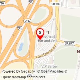 Embassy Suites on Loisdale Road, Springfield Virginia - location map