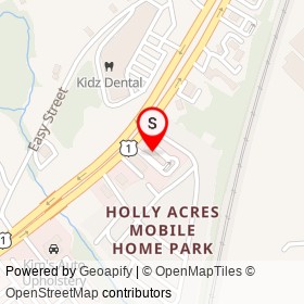 McDonald's on Jefferson Davis Highway, Woodbridge Virginia - location map