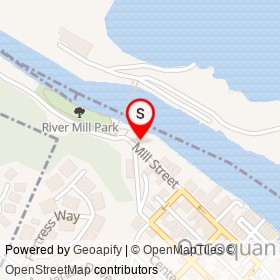 Mill House Museum on Mill Street, Occoquan Virginia - location map