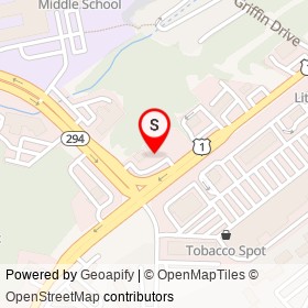 Sports Barber Shop on Jefferson Davis Highway, Woodbridge Virginia - location map