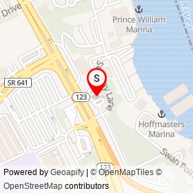 Shell on Gordon Boulevard, Woodbridge Virginia - location map