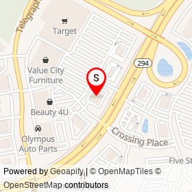 Famous Dave's on Prince William Parkway, Woodbridge Virginia - location map