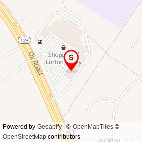 Five Guys on Ox Road Sidepath, Lorton Virginia - location map