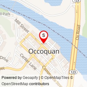 Occoquan Inn on Mill Street, Occoquan Virginia - location map