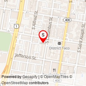7-Eleven on Franklin Street, Alexandria Virginia - location map