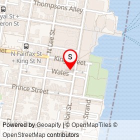 FireHook on South Union Street, Alexandria Virginia - location map
