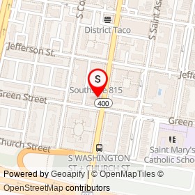 Supercuts on South Washington Street, Alexandria Virginia - location map