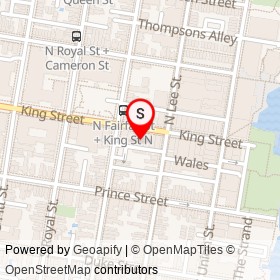 Kilwins on King Street, Alexandria Virginia - location map