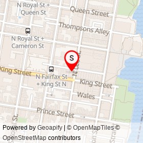 Comfort One Shoes on King Street, Alexandria Virginia - location map