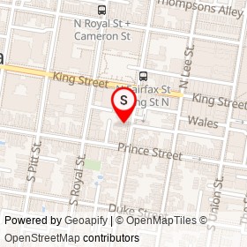 The Nugget Jewelers on South Fairfax Street, Alexandria Virginia - location map