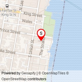 Chadwick's on The Strand, Alexandria Virginia - location map