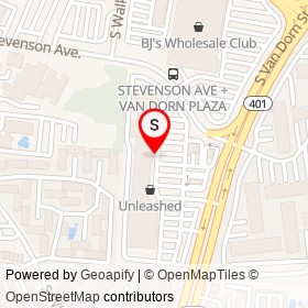 Paisano's on South Van Dorn Street, Alexandria Virginia - location map