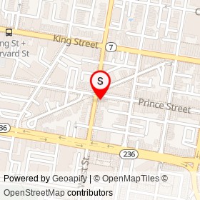 Salon Amarti on Prince Street, Alexandria Virginia - location map