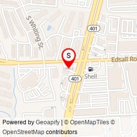NTA of Van Dorn Exxon on Edsall Road, Alexandria Virginia - location map