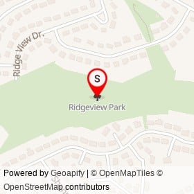 Ridgeview Park on , Rose Hill Virginia - location map