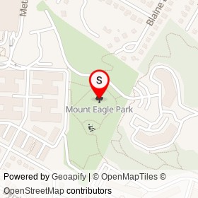 Mount Eagle Park on , Huntington Virginia - location map